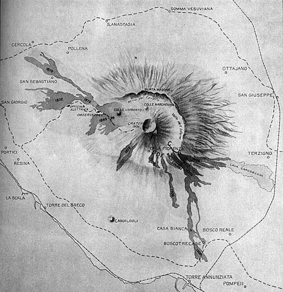 Slide02c Map From The Vesuvius Eruption of 1906